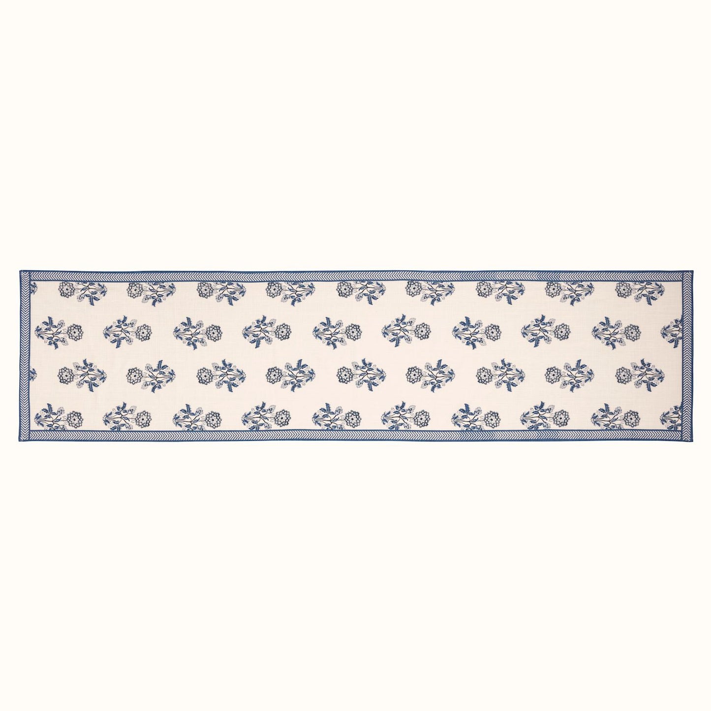 Mudpie Blue Group Table Runner