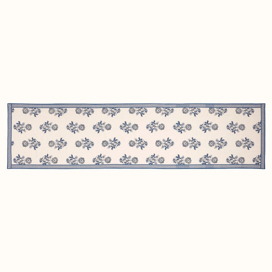 Mudpie Blue Group Table Runner