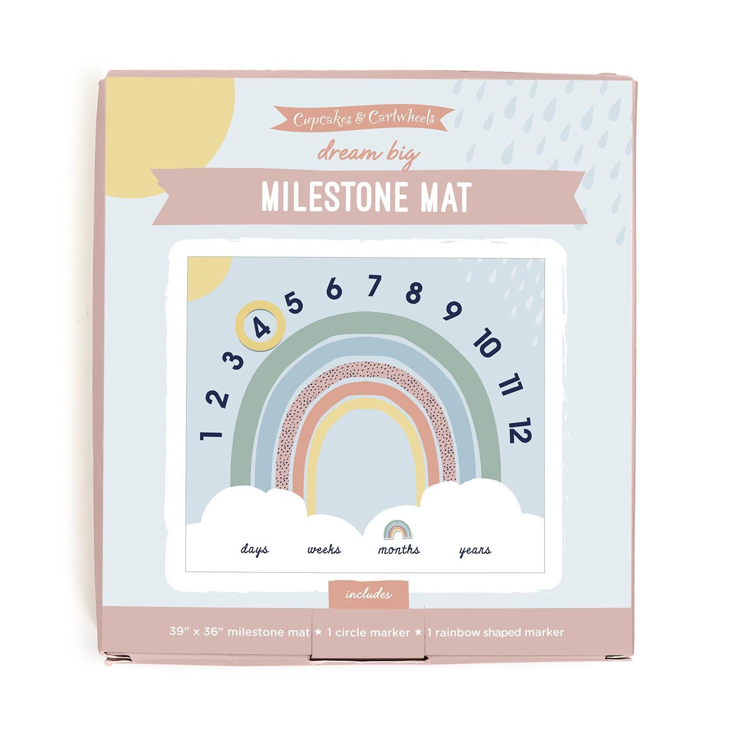 Dream Big Milestone Mat