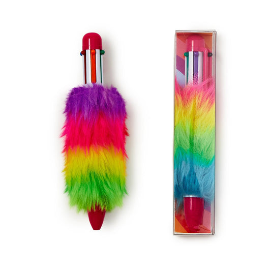Plush Rainbow 6 Color Pen