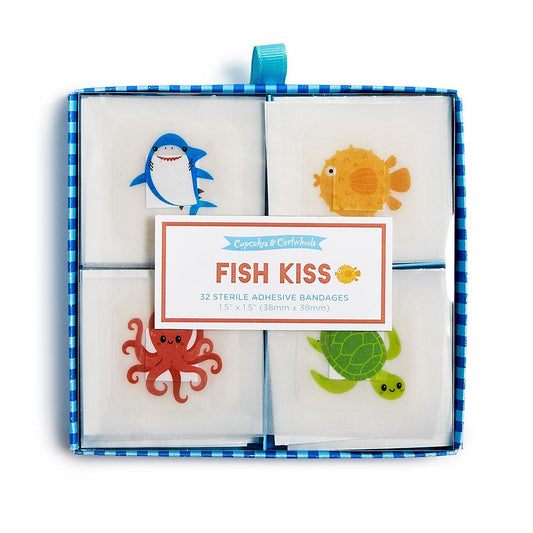 Fish Kiss Square Bandages