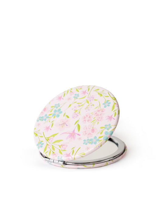 Willow Pocket Mirror Pink