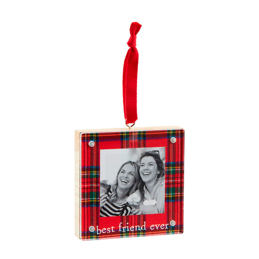 Mudpie Frame Ornament Best Friend Ever