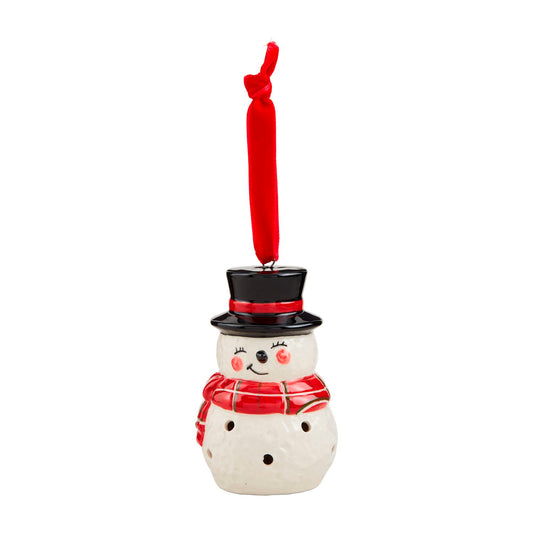 Mudpie Light Up Snowman Ornament