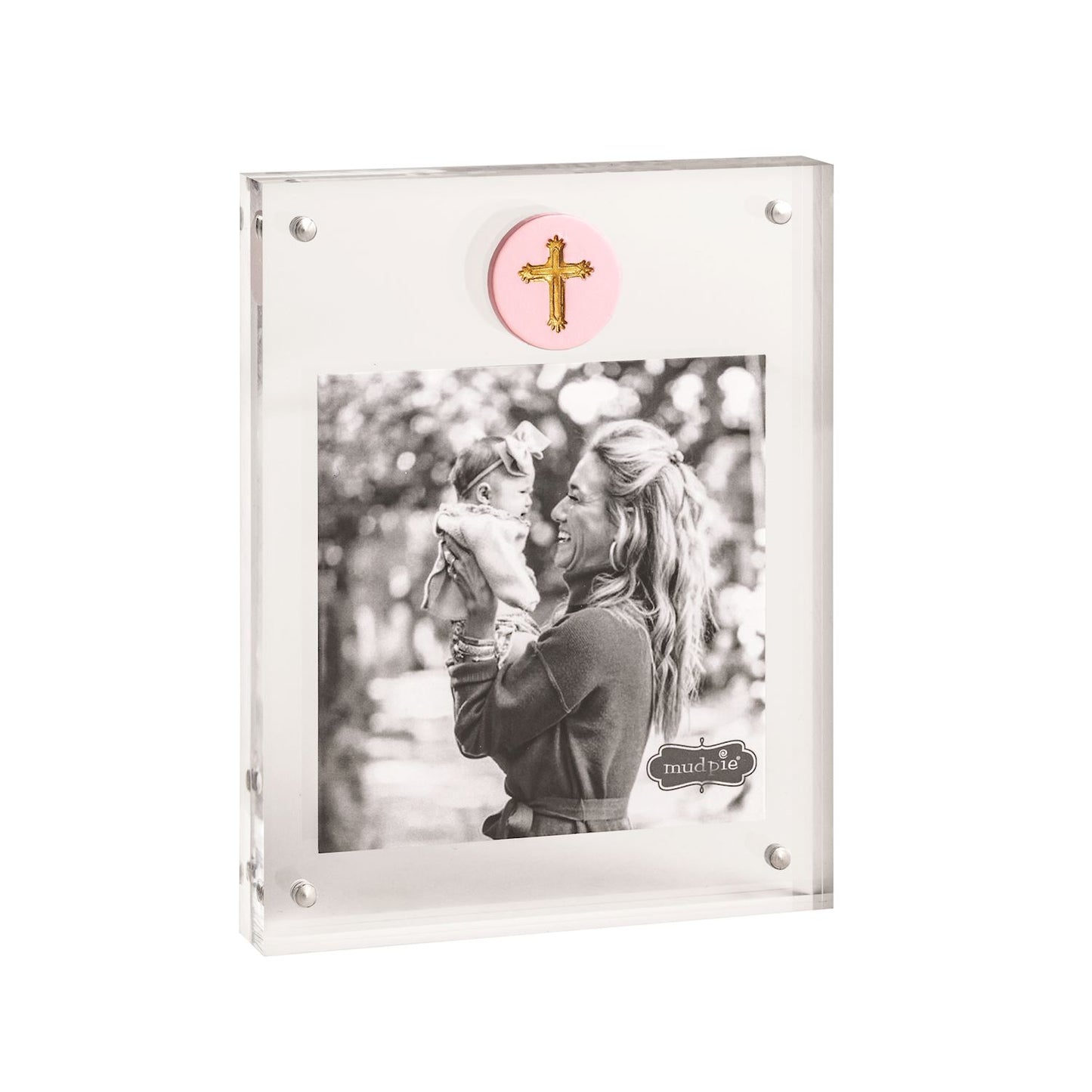 Acrylic Pink Cross Frame