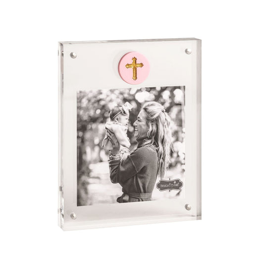 Acrylic Pink Cross Frame