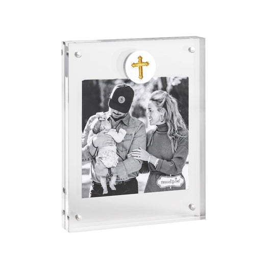 Acrylic White Cross Frame