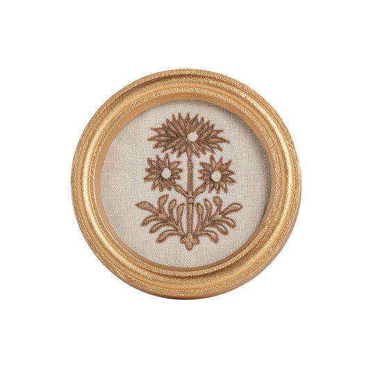 Mudpie Framed Flower Circle