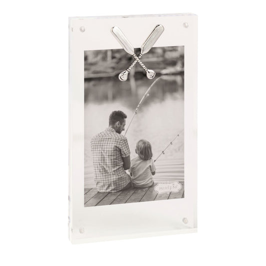 Mudpie Canoe Paddle Acrylic Frame