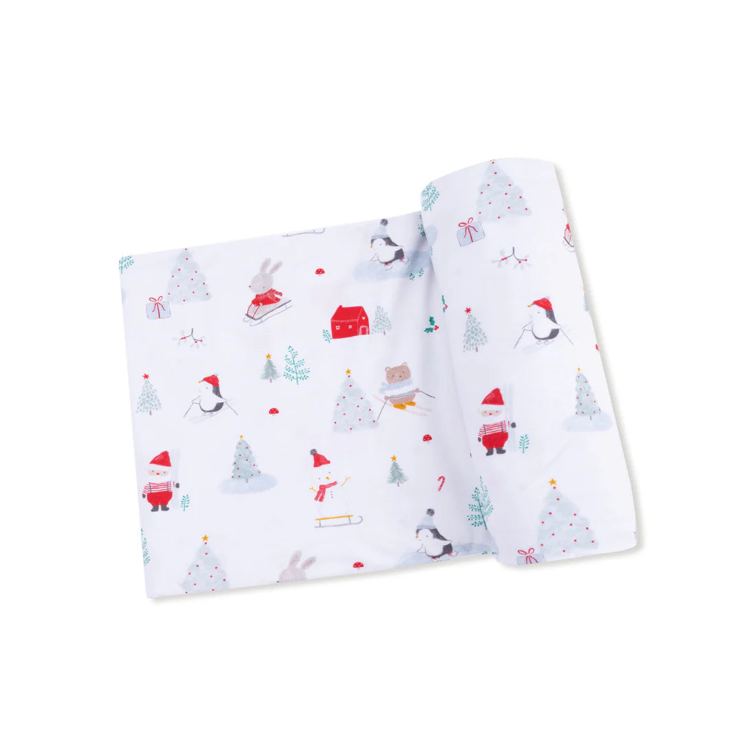Angel Dear Santa Ski Friends Swaddle