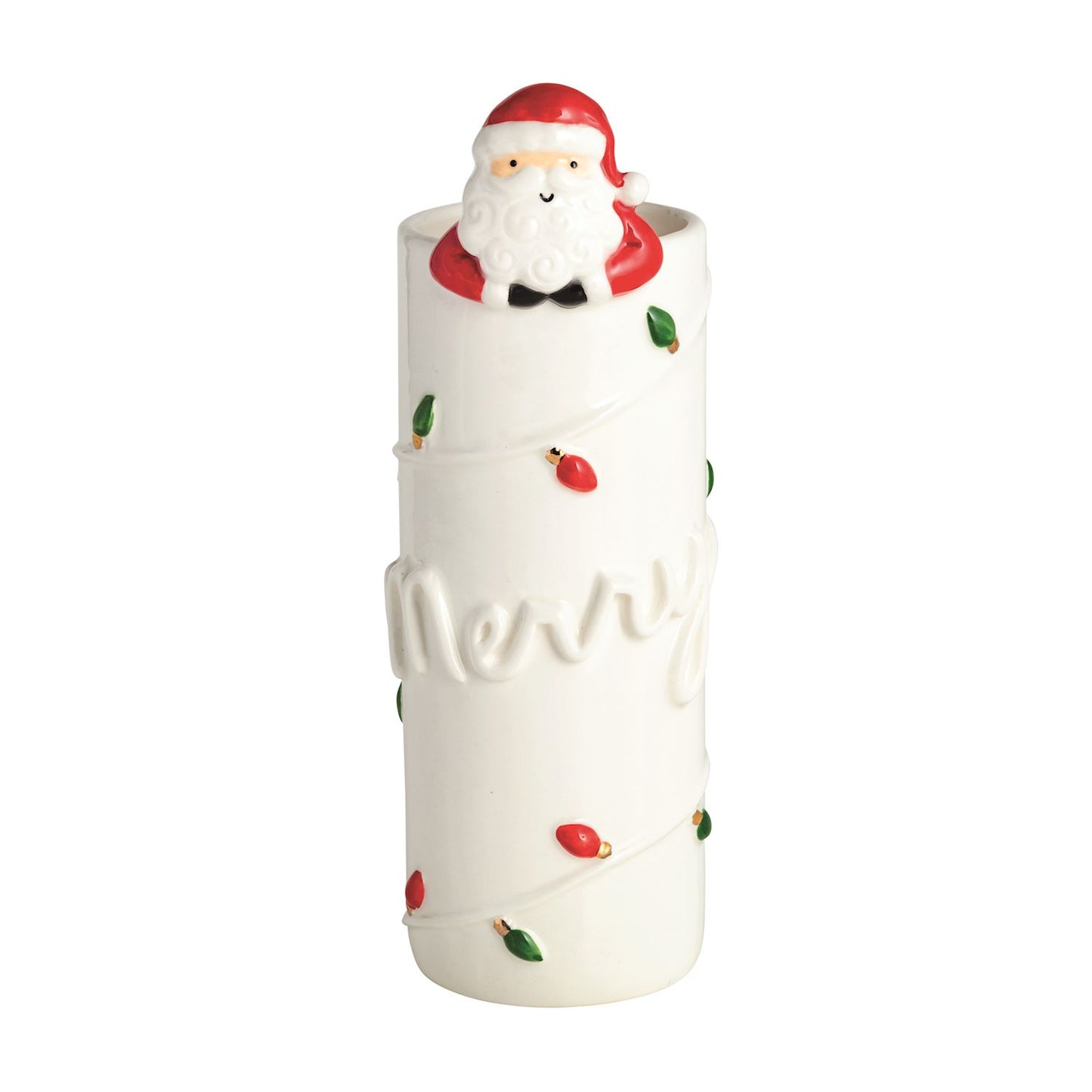 Mudpie Merry Lights Bud Vase