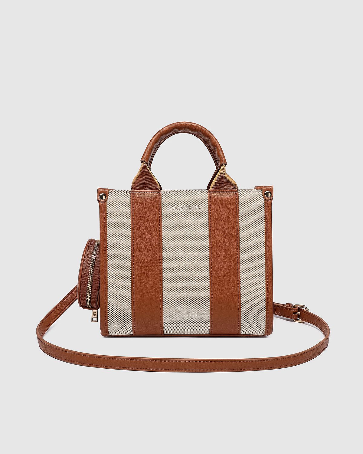 Louenhide Mini Manhattan Tote Natural Tan Canvas