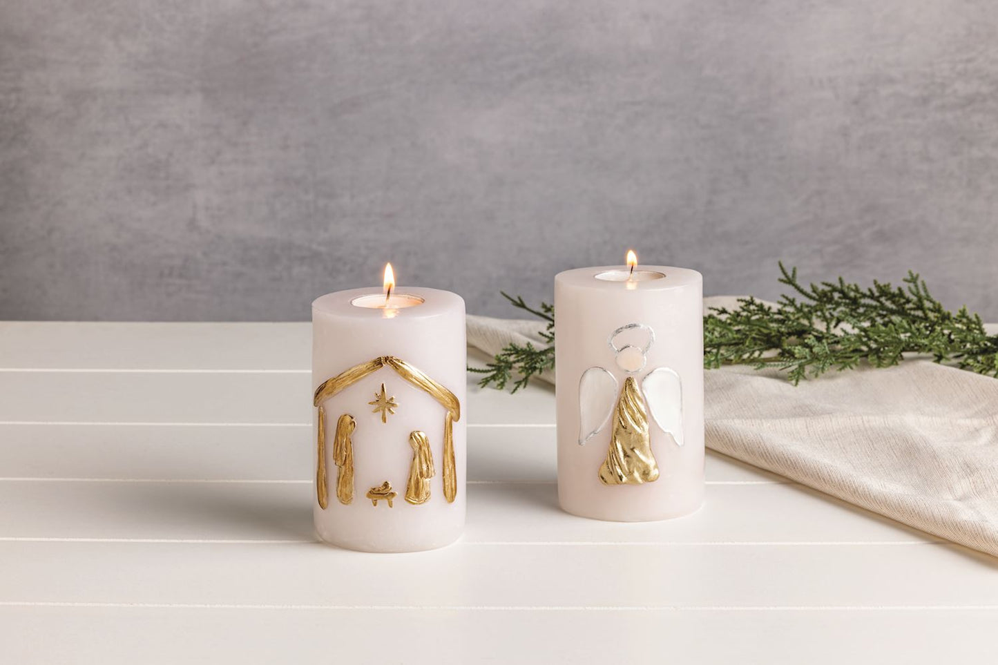 Gold Angel Refillable Candle