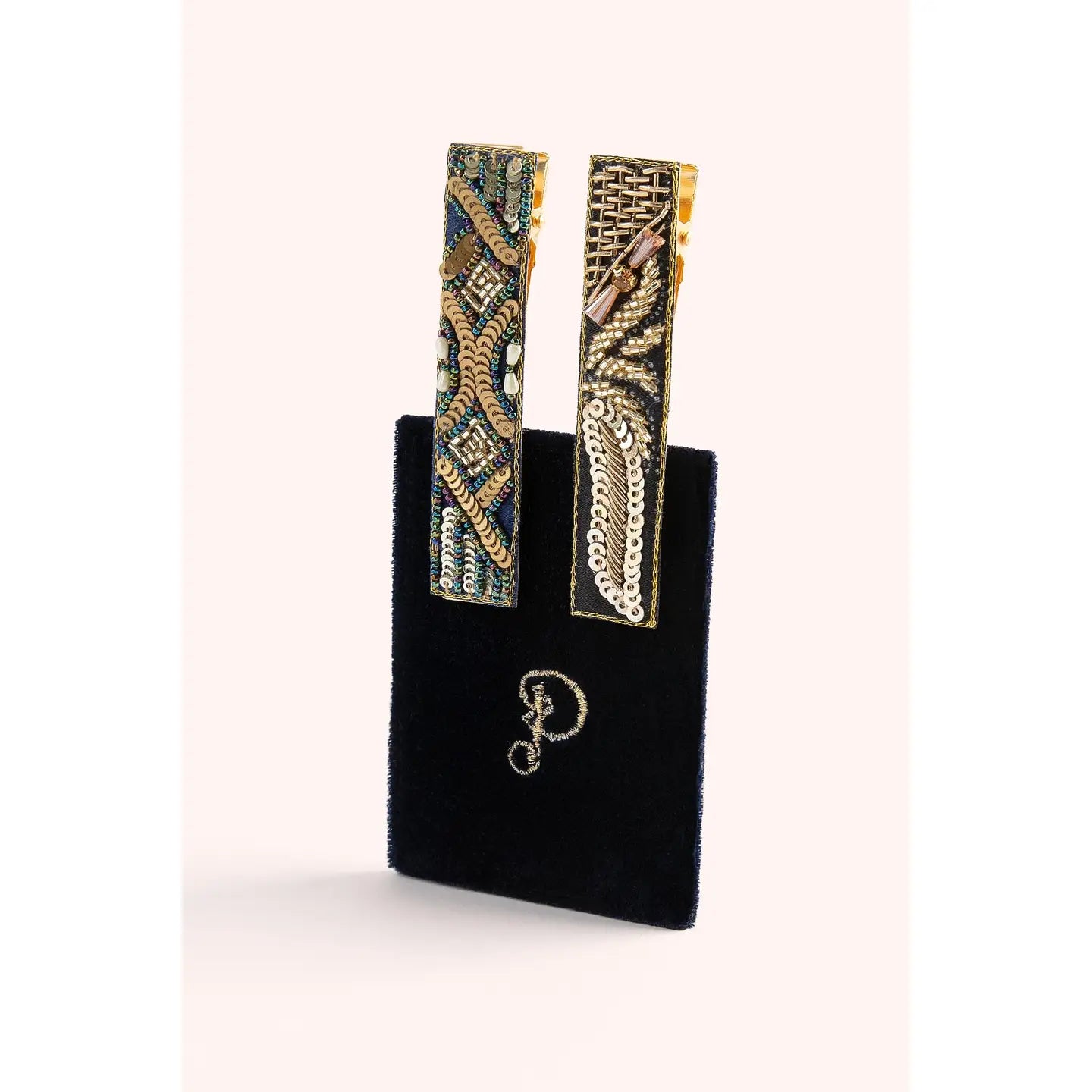 Hair Clip Midnight & 1920's Sparkle