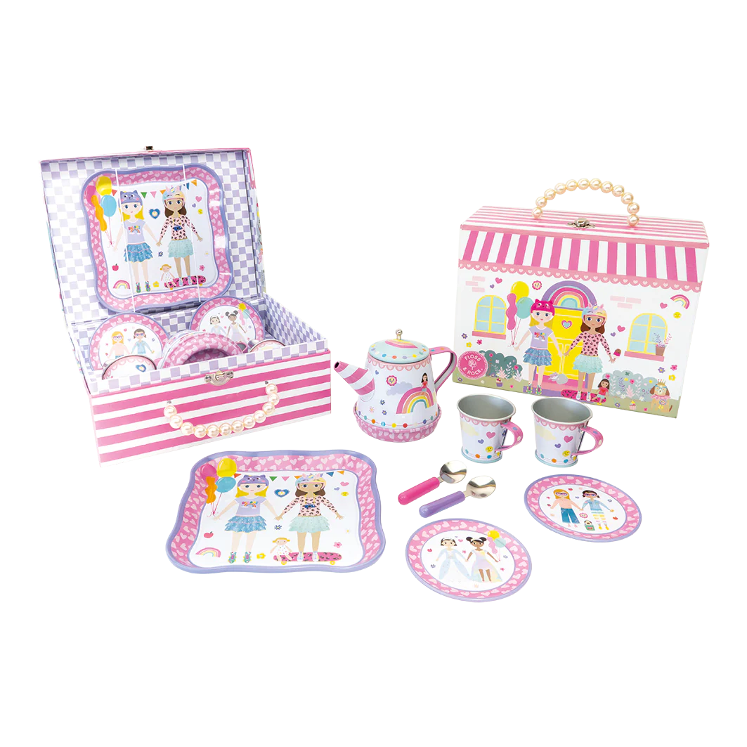 Floss & Rock 9 Piece Musical Tea Set- Best Friends