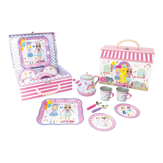 Floss & Rock 9 Piece Musical Tea Set- Best Friends