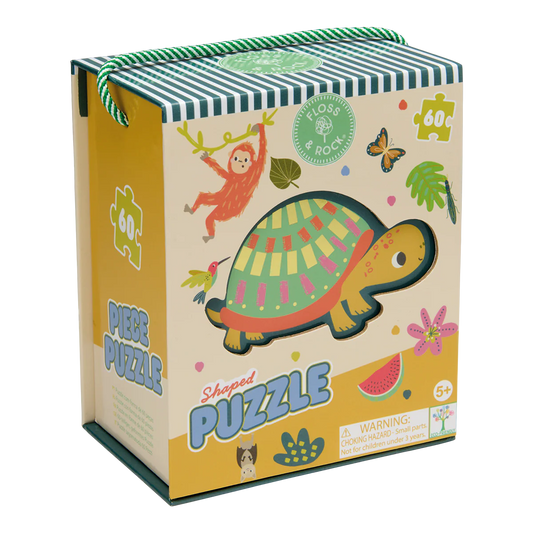 Floss & Rock Shaped 60-piece Jigsaw Puzzle Jungle