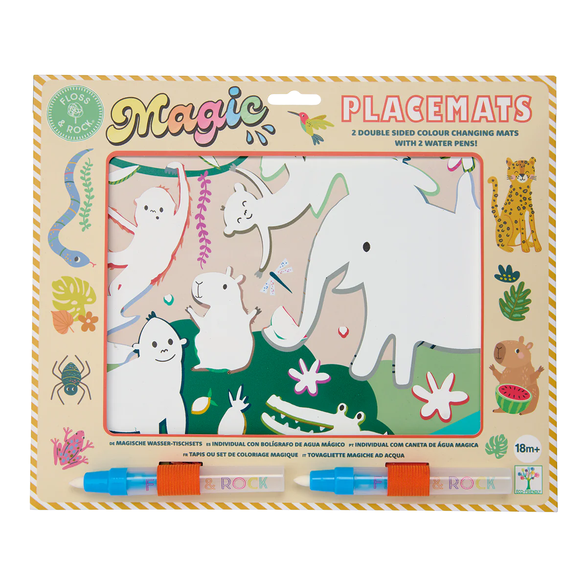 Floss & Rock Magic Water Placemats Jungle