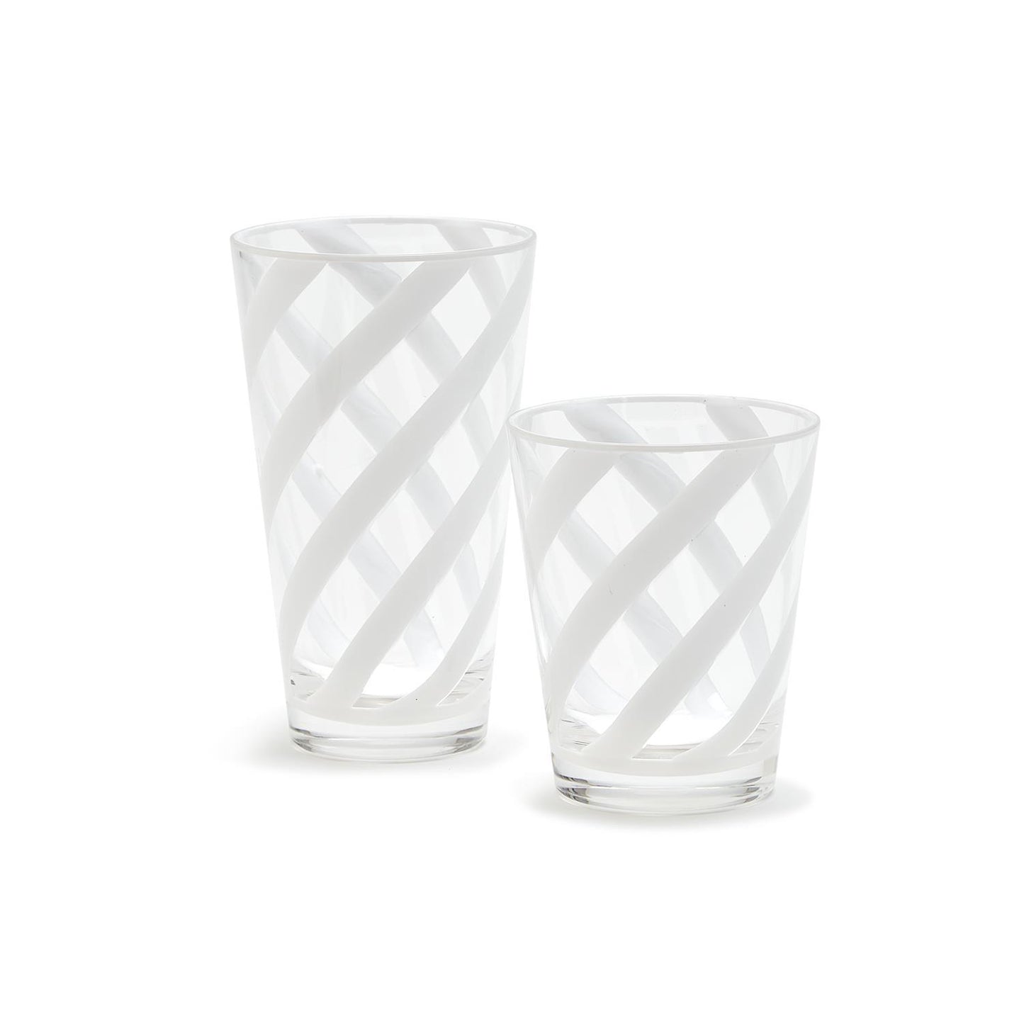 White Acrylic Drinking Glass