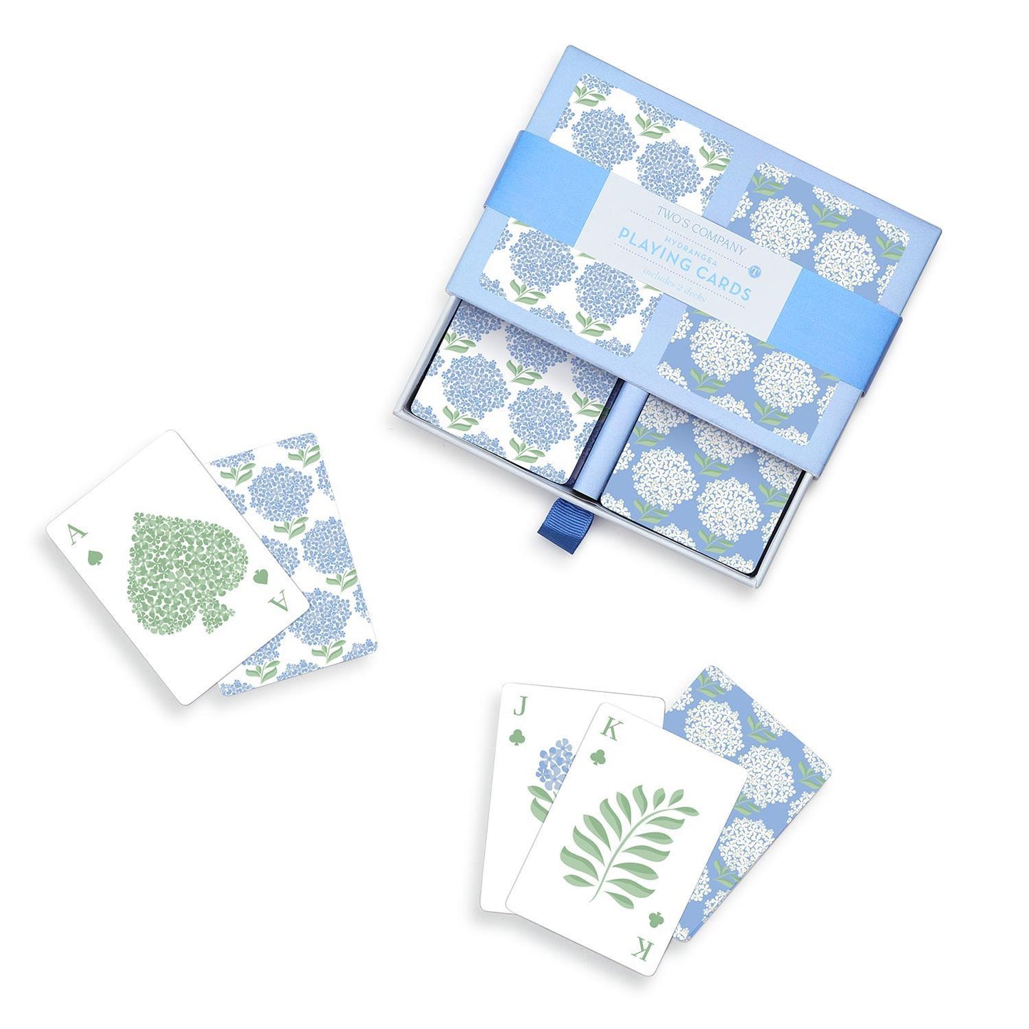 Hydrangea Playing Cards in Gift Box