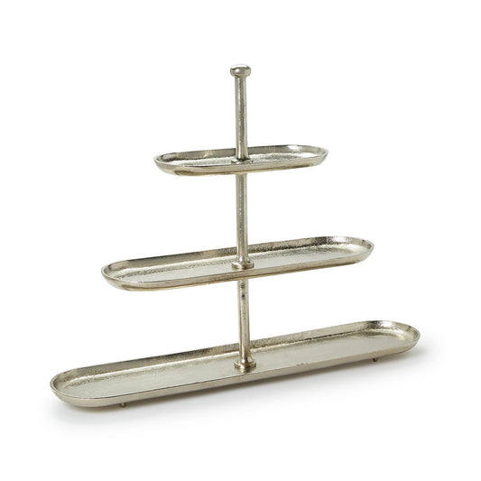 Silver Etagere 3 Tier Server