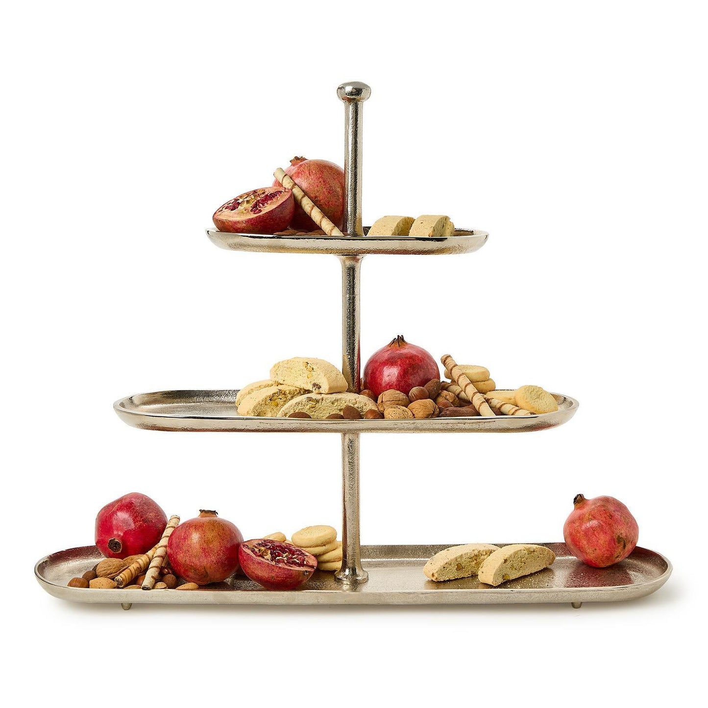 Silver Etagere 3 Tier Server