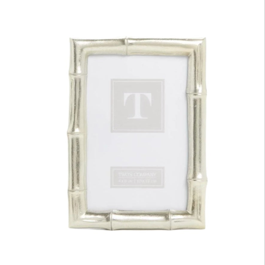Silver Bamboo Photo Frame 4x6