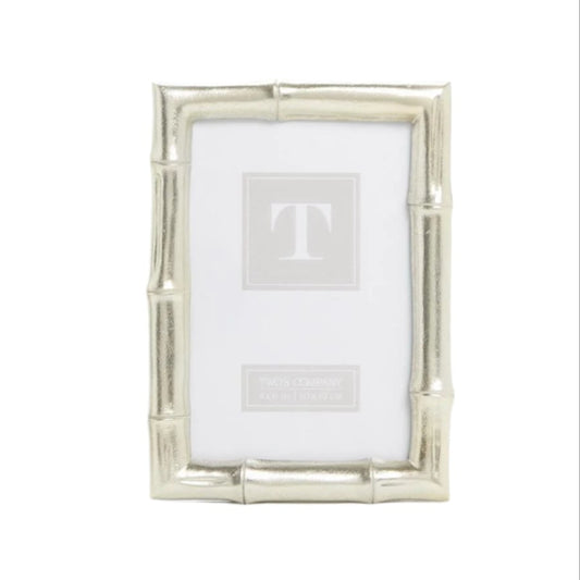 Silver Bamboo Photo Frame 4x6