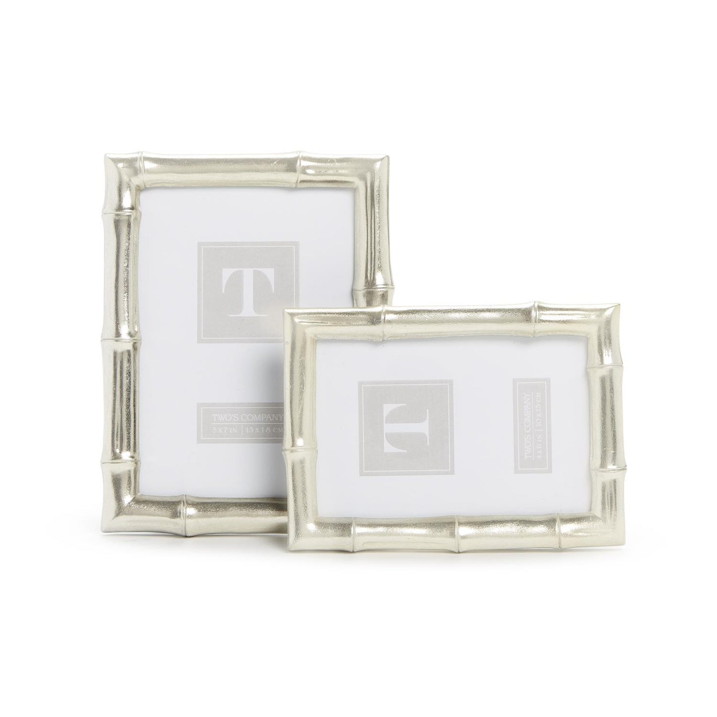 Silver Bamboo Photo Frame 4x6