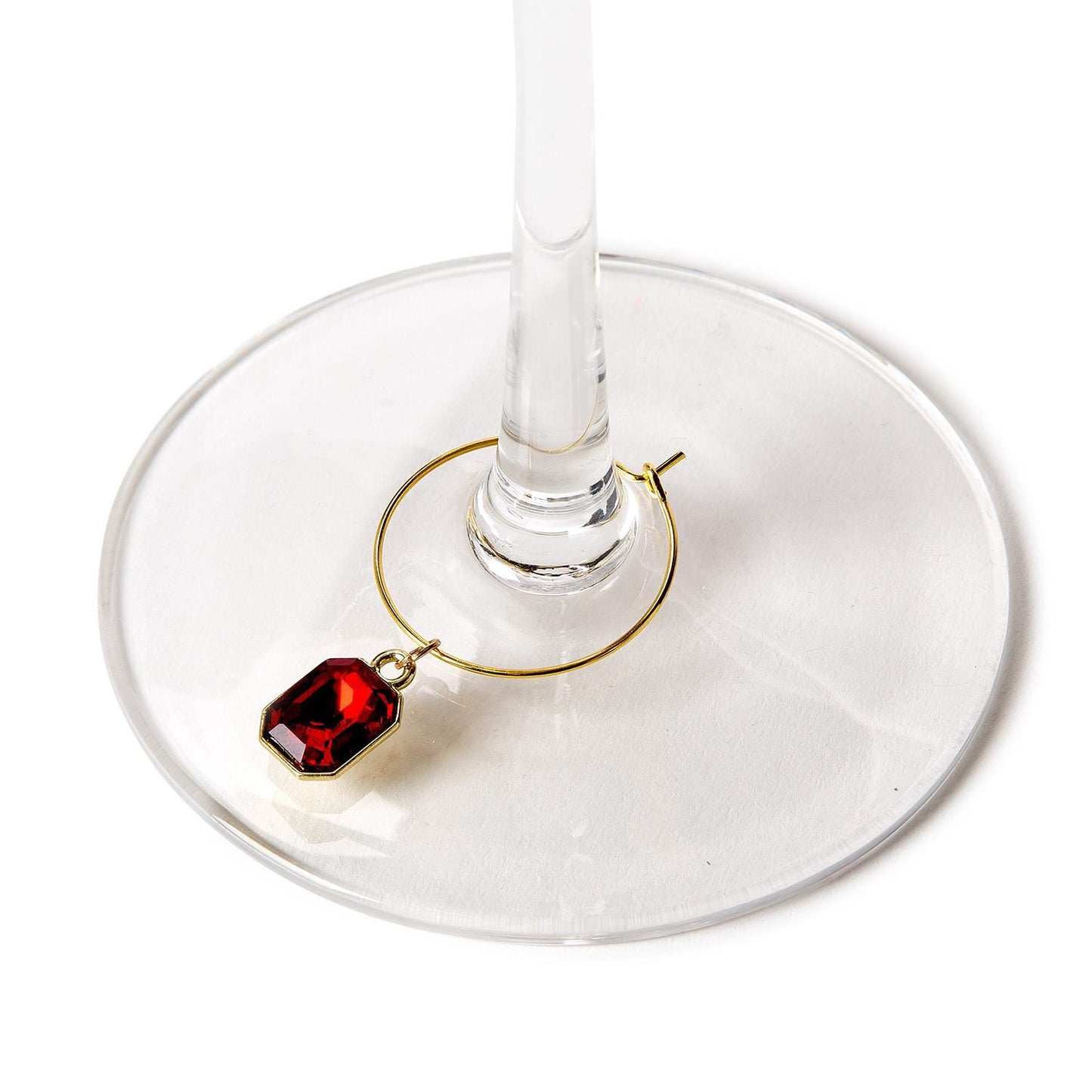 Glass Gems Drink Charms