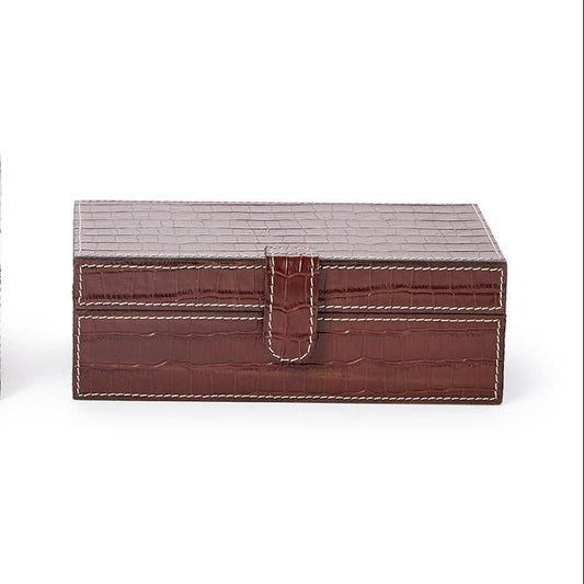 Genuine Leather Storage Box Small