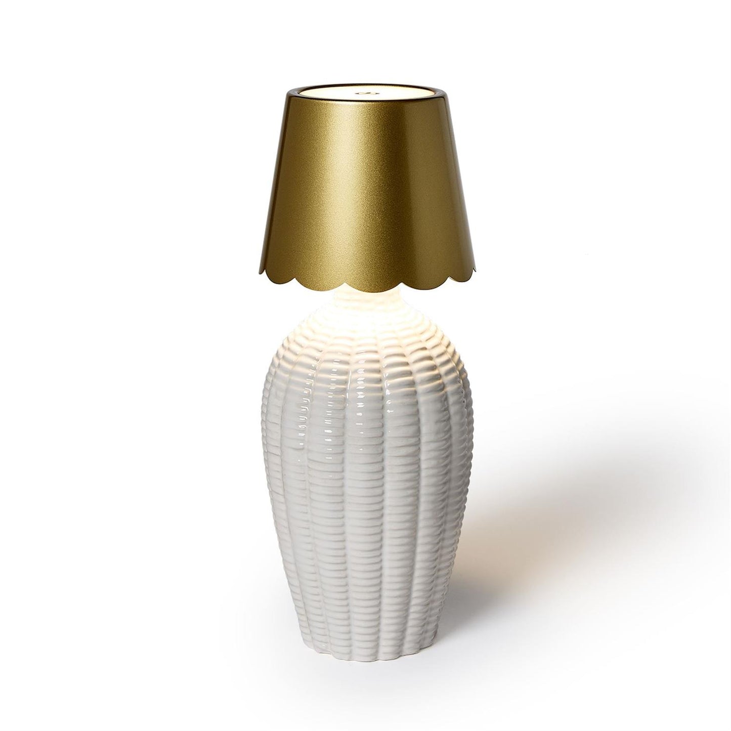 LED Scalloped Lampshade Bottle Stopper