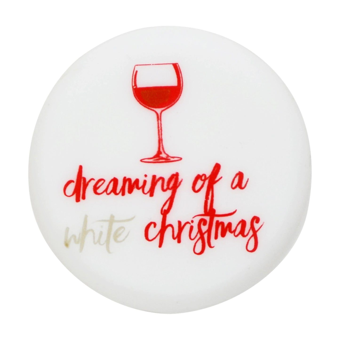CapaBunga Wine Cap Dreaming of a White Christmas