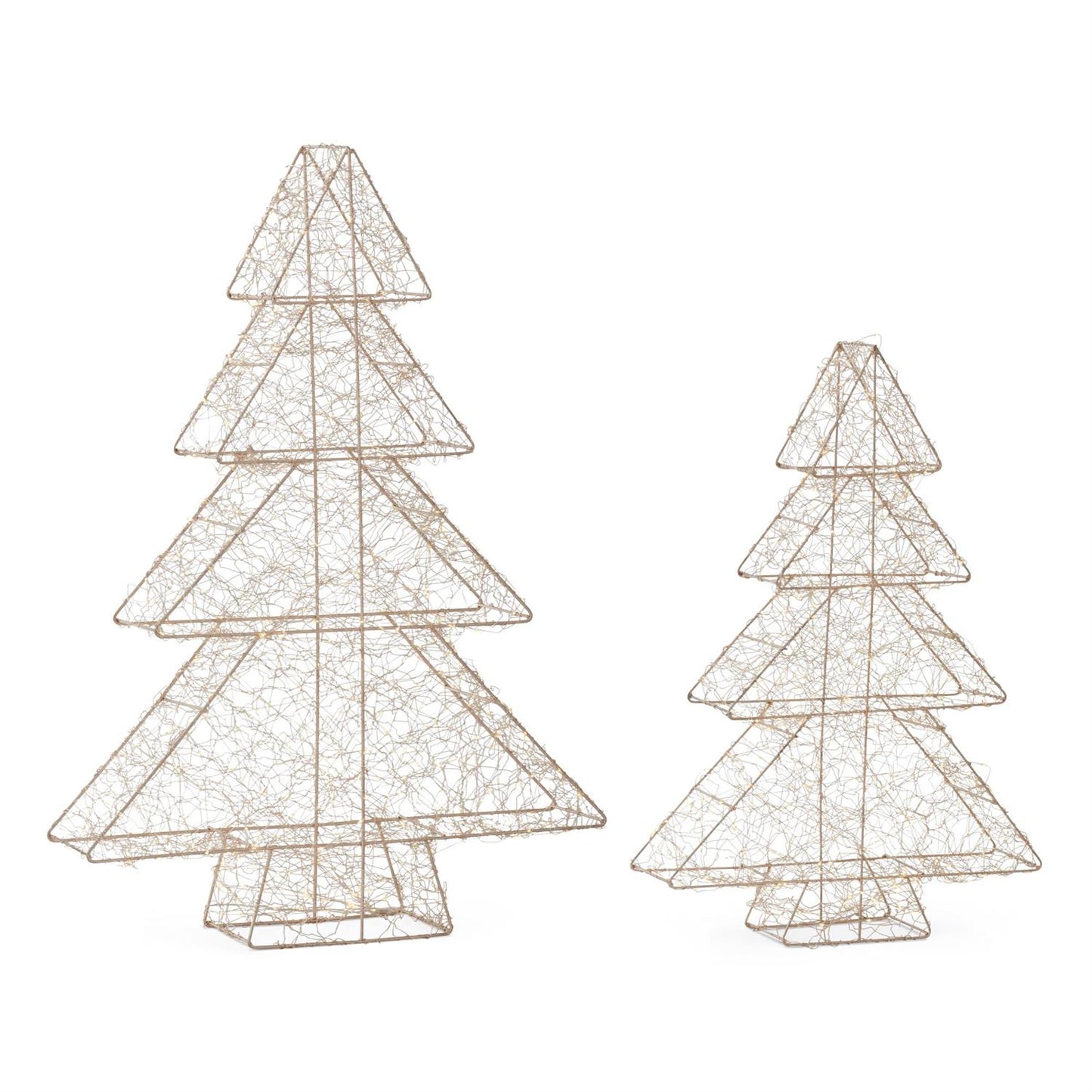 Electric LED Silver Christmas Tree Small