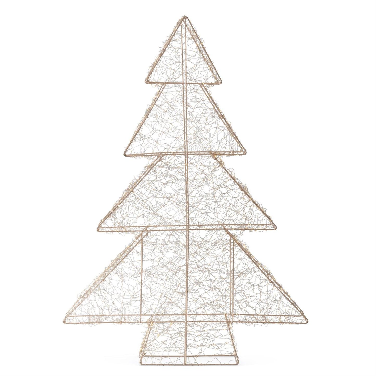 Electric LED Silver Christmas Tree Large