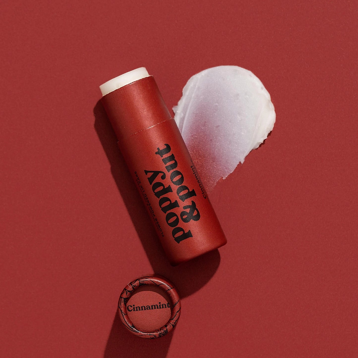 poppy & pout cinnamint lip balm