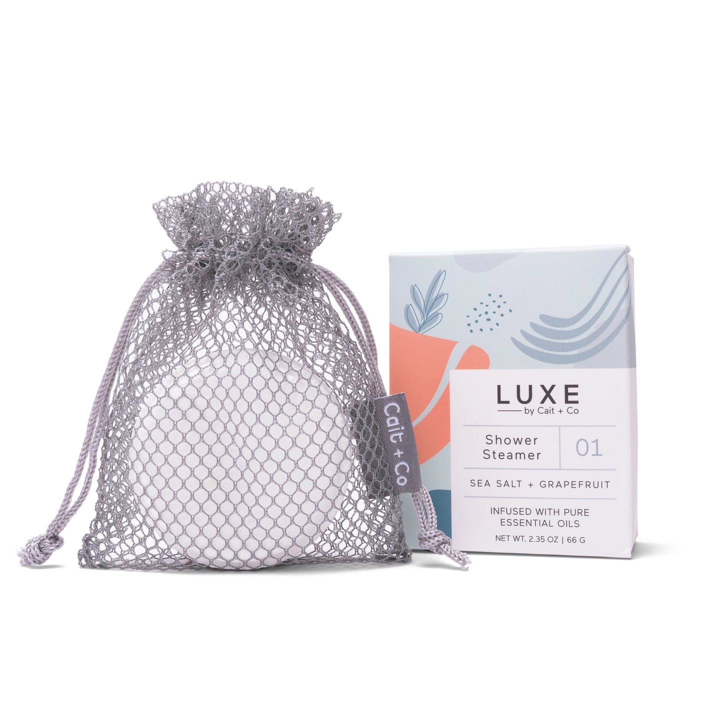 LUXE Sea Salt + Grapefruit Shower Steamer