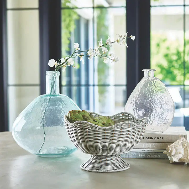 Rattan Bowl - Grey