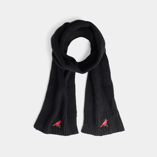 Cardinal Knit Scarf Black