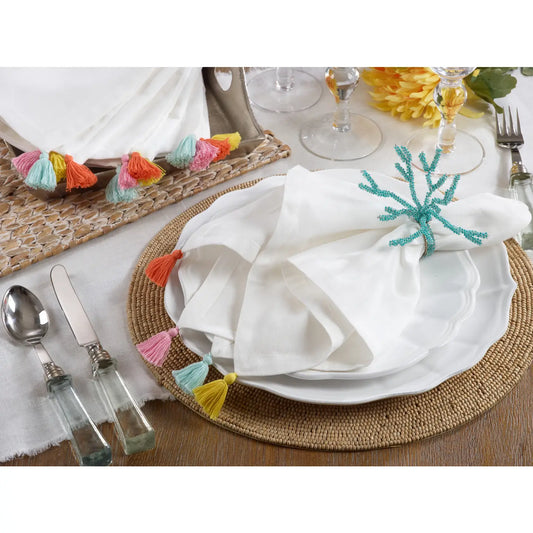 Saro Tassel Napkin