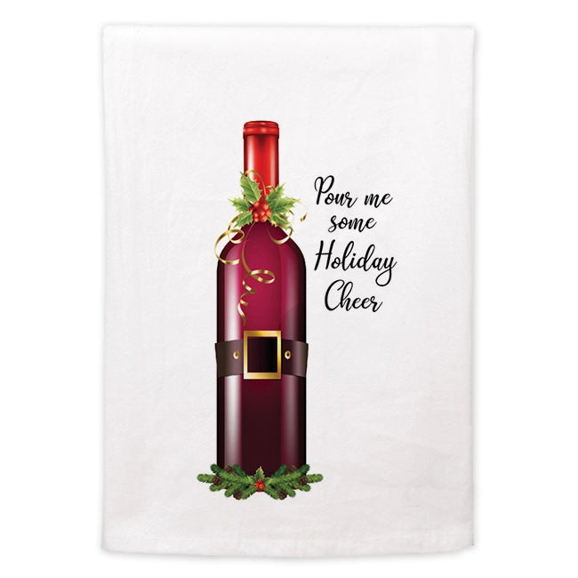 Mariasch Studios Pour Me Some Holiday Cheer Towel