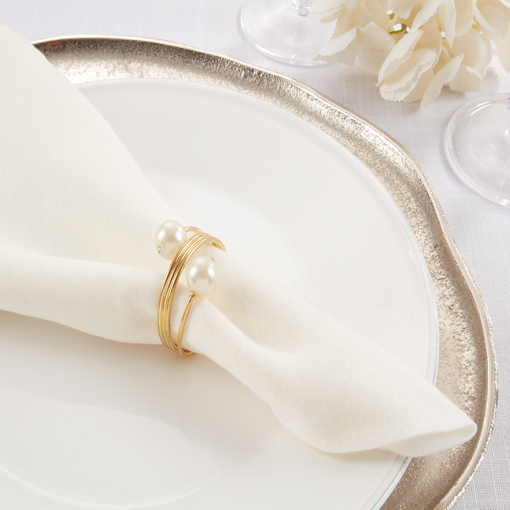 Saro Pearl Napkin Ring