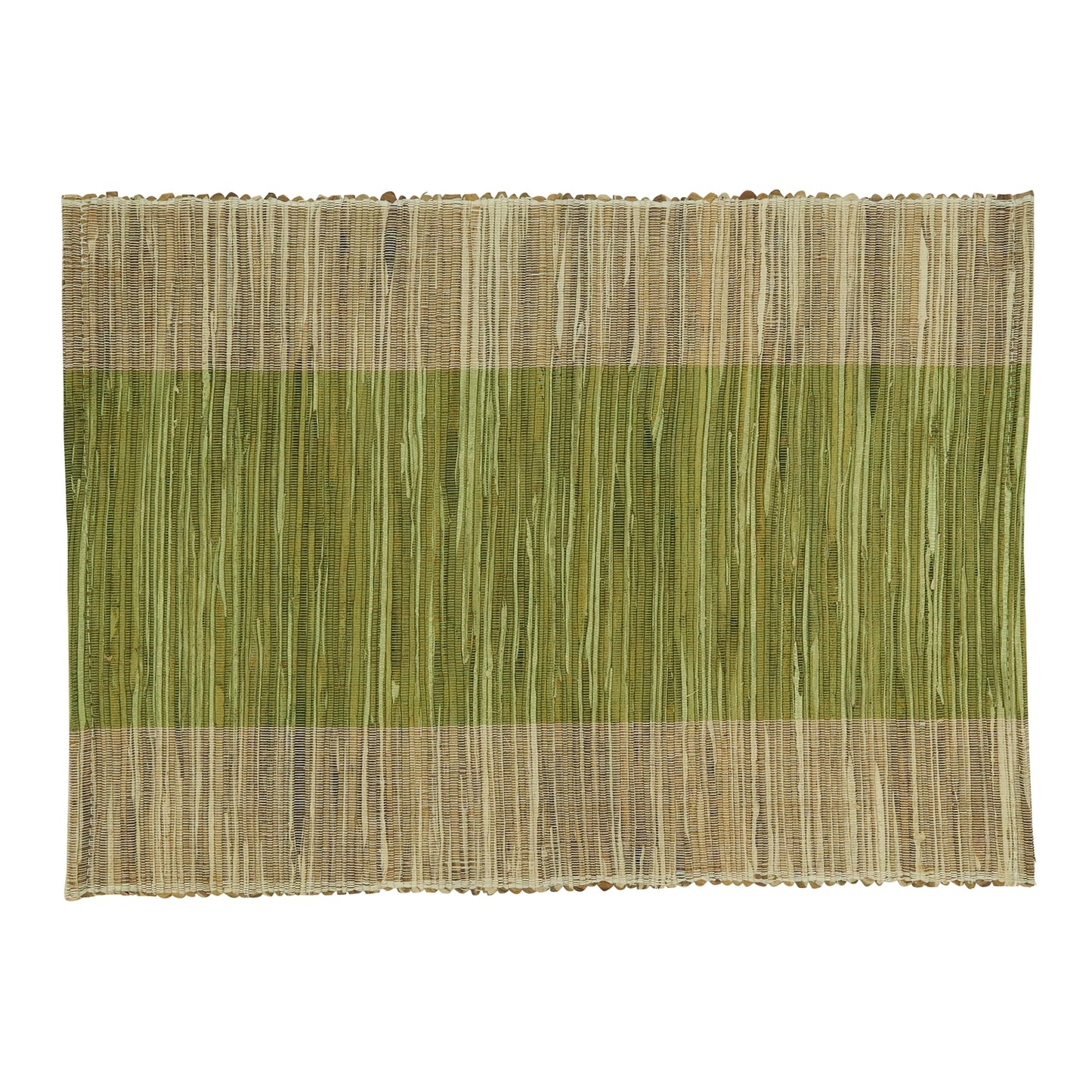 Shimmering Banded Placemat Green