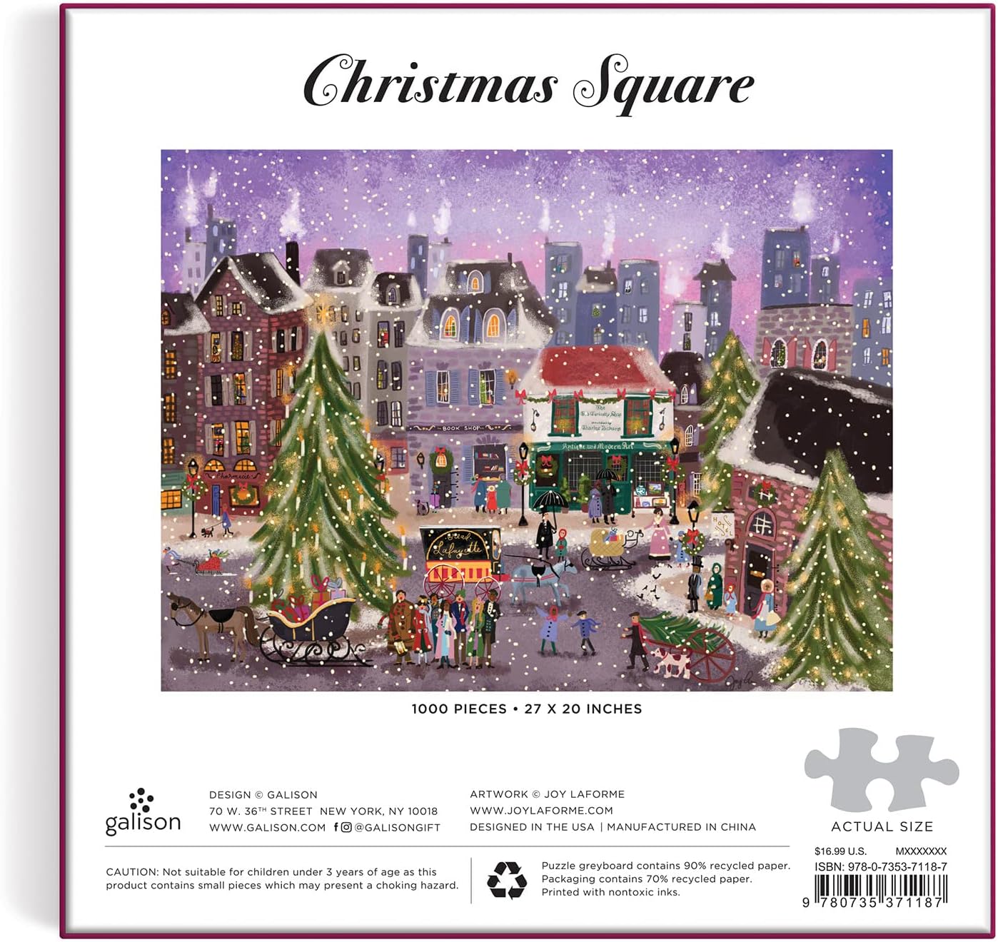 Christmas Square 1000pc Puzzle