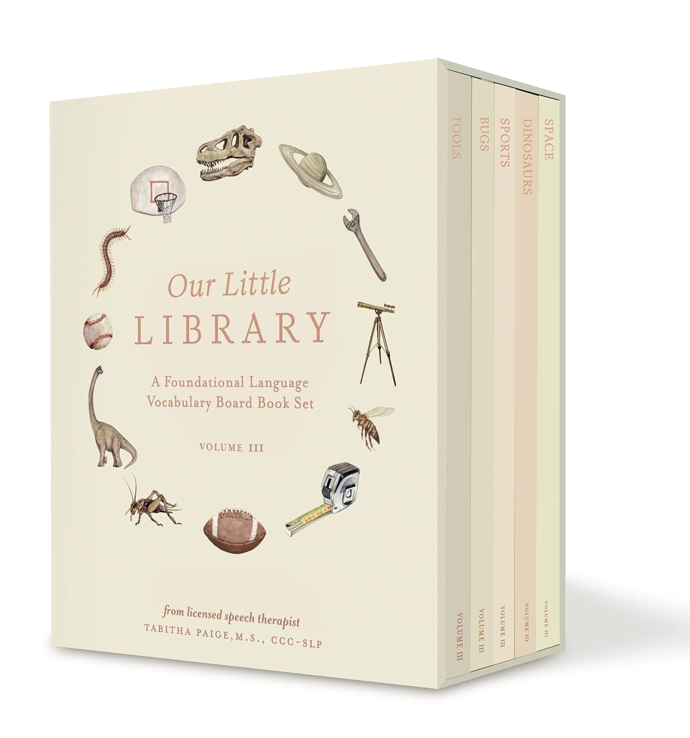 Our Little Library Vol. 3- Space, Dinos, Tools, Bugs, Sports