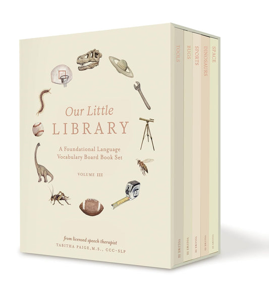 Our Little Library Vol. 3- Space, Dinos, Tools, Bugs, Sports
