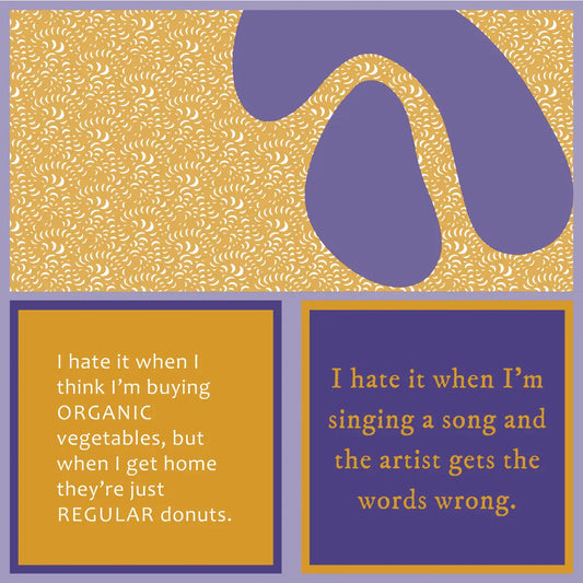 Cocktail Napkins Words Wrong/Donuts