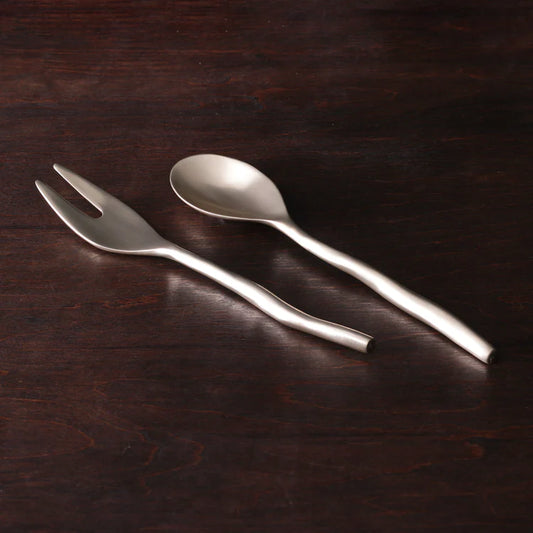 Beatriz Ball Sierra Modern Maia Small Salad Servers