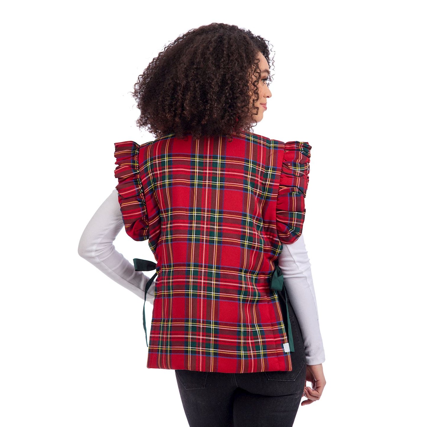 Mudpie Jeffries Reversible Quilted Vest Red