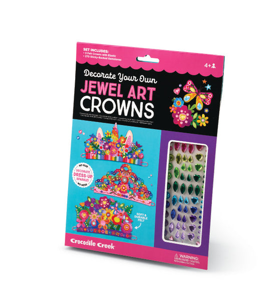 Crocodile Creek Unicorn Flowers Jewel Art Crowns